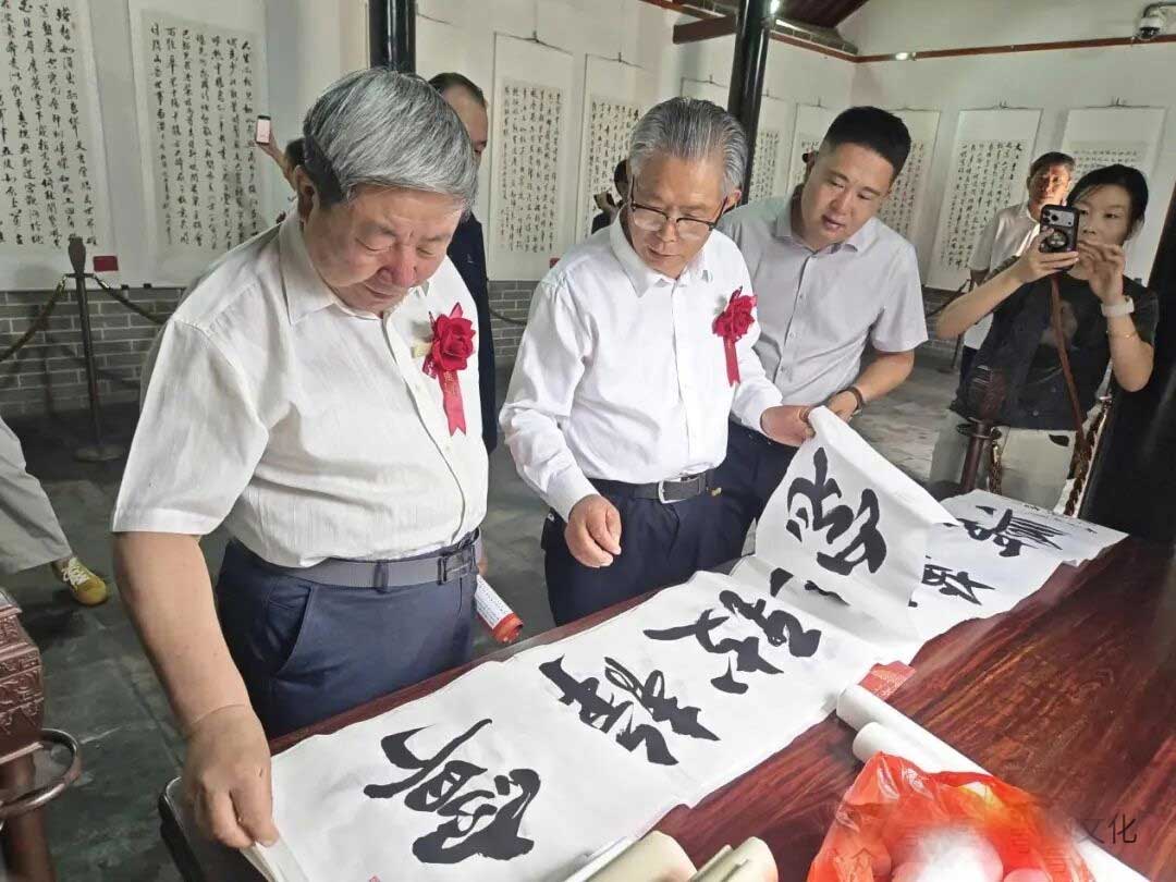 墨韵儒风耀孔府 颍上文脉绽华光——杨湖书画院副院长顾永安书法作品展曲阜孔府盛大启幕(图6)